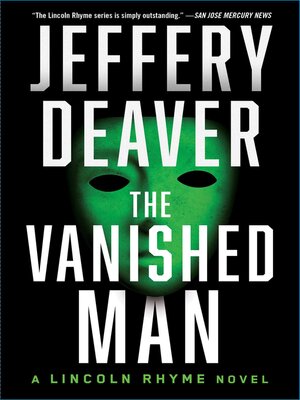 cover image of The Vanished Man